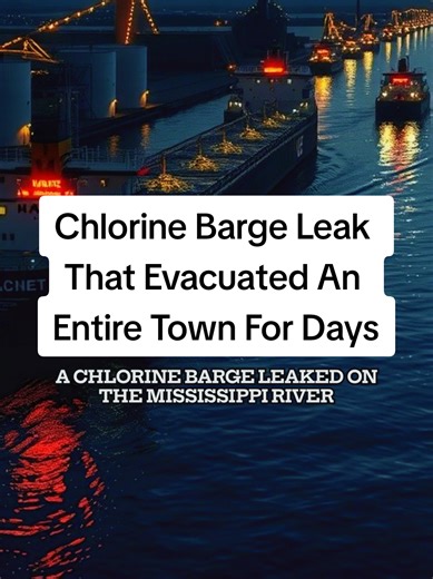 Chlorine Barge Leak That Evacuated An Entire Town For Days chlorine barge leak Luling Louisiana St. Charles Parish 2016 chlorine leak Mississippi River chemical spill Luling evacuation St. Charles Parish disaster chlorine gas leak Louisiana Highway 90 closure Louisiana chemical accidents #Louisiana #ParishLines #StCharlesParish #Luling #LouisianaHistory