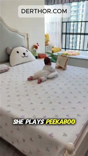 Whoever invented this peek-a-boo bear, I'll thank you for eight lifetimes! My daughter's ability