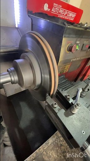 Disc brake facing on lathe machine | disc brake refacing | brake repairing