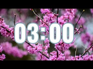3 Minute Countdown Timer - Spring Blooms - Calm and Relaxing Music