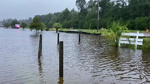18K views · 107 reactions | Most roads in Loris have reopened, but there's still some flooding by the high school, as seen in this video. | WMBF News | Facebook