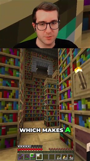 I decorated a CASTLE LIBRARY in #minecraft!