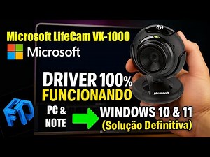 Microsoft Lifecam VX-1000 - DRIVER WINDOWS 10 & 11 #webcam #microsoft