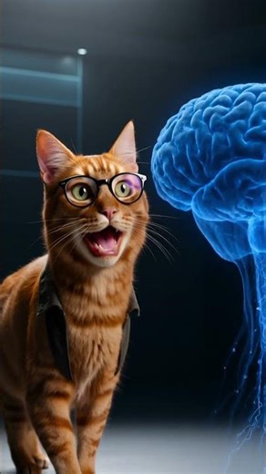 Why Humans Dream – Your Brain’s Secret Revealed 🧠 #catshorts #mindfactory #catvideo