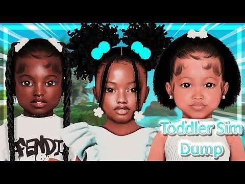 💗 Sims 4 Cas Toddler sim dump | CC Folder & SIM DOWNLOAD