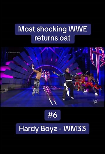 Most shocking returns#6 #wwe #jeffhardy #hardyboyz #matthardy #shocking #stunning #fyp #fup #forupage #wrestlemania #wwe2k24 #wwe2k #return