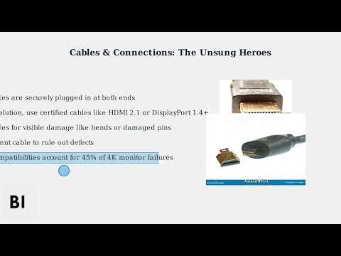 How to Fix Samsung 4K Monitor Not Turning On – Power Cycle, Cables & Service Check