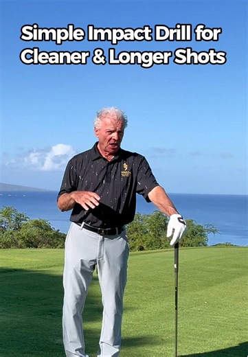 Distance starts at impact. V1 Coach Premium Series- brought to you for free. #golfswing #golfdrill #golfcoach #golfswingtips #golftips