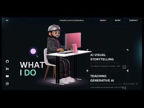 3D Immersive Website Demo – AI Experience (DEMA)