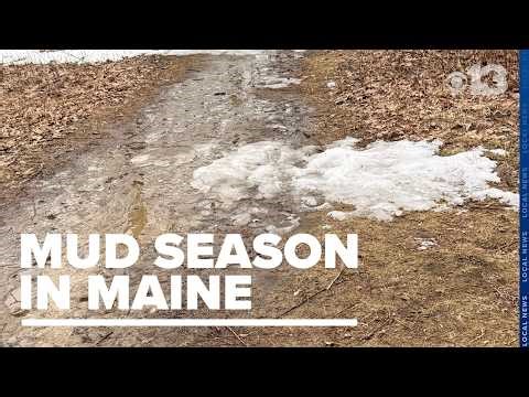 Mud season arrives in Maine, making for sloppy hiking trails