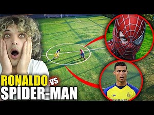 Cristiano Ronaldo vs Spiderman Fight! - Caught on a Drone Camera in Real Life!! 😱