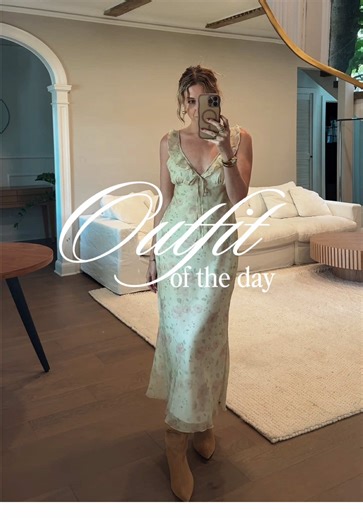 #ootd #outfitinspo #ootdinspo #howtostyle #floraldress