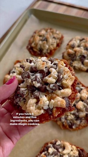 3.4M views · 28K reactions | 5 INGREDIENT MAGIC COOKIES 彩✨ Remember...