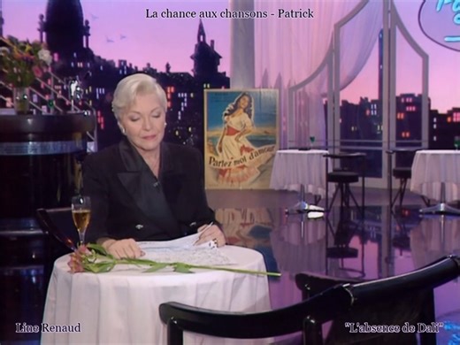📺La chance aux chansons (02/12/1991)📺 ✨ Line Renaud ✨ 🎤L'absence de Dali 🎤 | La chance aux chansons - Patrick