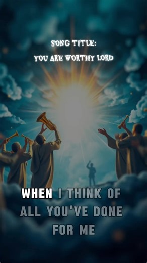 SONG TITLE: You're Worthy Lord #choir #hymn #church #prayer