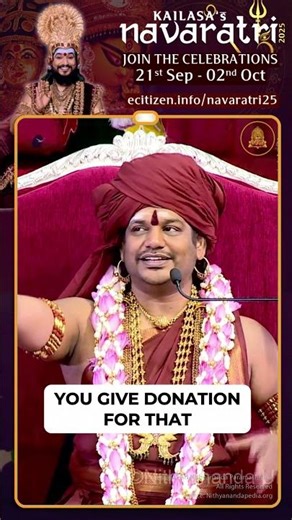 Why I Accept Donations Only Through Hindu Ways