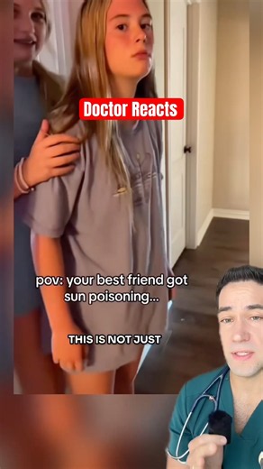 Doctor Reacts: sun poisoning?!