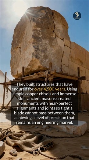 Using simple tools, ancient masons achieved a level of precision that remains an engineering marvel. #ancienthistory #archaeology #historyfacts | Ancestoria