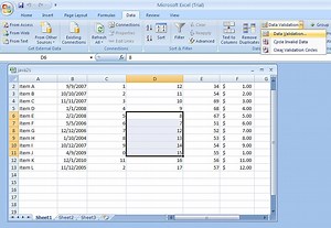 Como completar a análise de dados no Excel 2007?