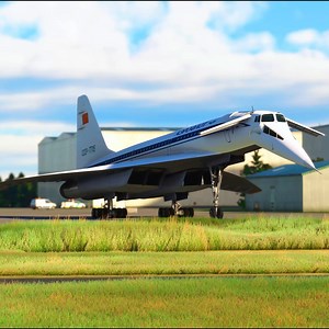 Experience the legendary Tupolev TU-144 as it lowers its iconic droop nose, lines up on the runway, and unleashes a high-speed supersonic takeoff in Microsoft Flight Simulator 2020. ✈️💨 This cinematic simulation captures the unique design and raw power of the world’s first supersonic passenger aircraft. ⚠️ Disclaimer: This video is a flight simulator scenario created for entertainment purposes only. It is not real footage. | 𝗕 𝗟 𝗔 𝗖 𝗞 𝟰 𝟮 𝟬