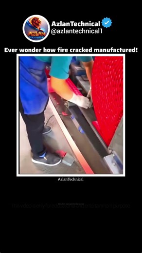 How Firecrackers Are Manufactured inside #factory #fyp #engineering #chemical