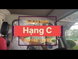 Full sa hình hạng C1 năm 2025 👍