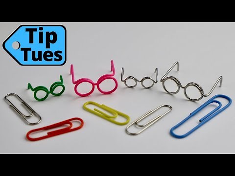 NO TOOLS Paperclip Eye Glasses // Tip Tuesday