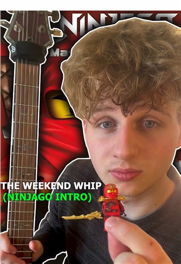 How to play THE WEEKEND WHIP (LEGO Ninjago Intro) (Guitar Tutorial / Tabs) #ninjago #spinjitzu #lego #guitar #guitartutorial