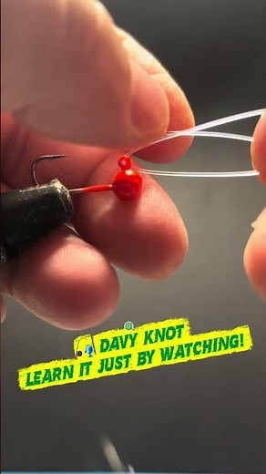 The Davy Knot in Seconds! 🎣 Strong, Fast & Easy