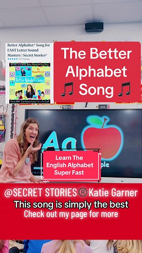 @SECRET STORIES®️Katie Garner you are brilliant! You know how much I love a catchy song! Because of your amazing song and my weird teaching style 🤪, my students knew all their letters and sounds by the second month of school!! ##abcsong##learnalphabet##mrssmithscatchysongs##phonics##abcs##kindergarten##phonicssong##secretstories##kindergartenteacher
