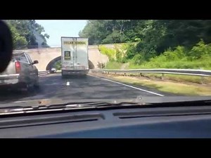 Tractor Trailer Merritt Parkway Connecticut Low Bridge