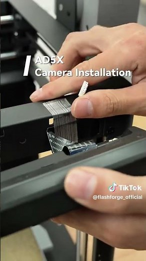 Flashforge AD5X : installation camera