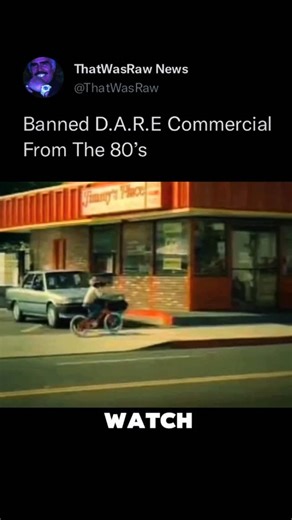 ThatWasRaw 🎥🔥🚀 | Banned D.A.R.E Commercial From The 80’s - #DARE #Commercial #Retro #Backrooms #80s | Instagram