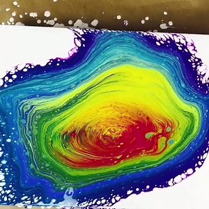 23K views · 955 reactions | Fluid Art - Swirling Paint | Fluid Art Studios | Facebook