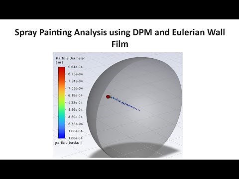 CFD Analysis of Spray Painting || DPM and Eulerian Wall Film || Ansys Fluent