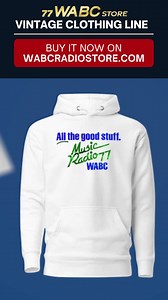 LIMITED TIME OFFER: Check out the 77 WABC Vintage Collection! Experience 77 WABC through the decades! All the nostalgia. Buy your very own here: https://wabcradiostore.com/collections/wabc-vintage-gear | 77 WABC