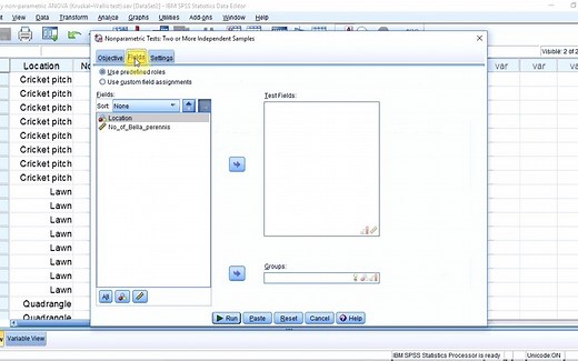 SPSS 单因素非参数方差分析｜One-way non-parametric ANOVA (Kruskal-Wallis test) in SPSS