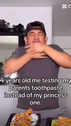 me using my parents toothpaste instead of my princess one. #shorts