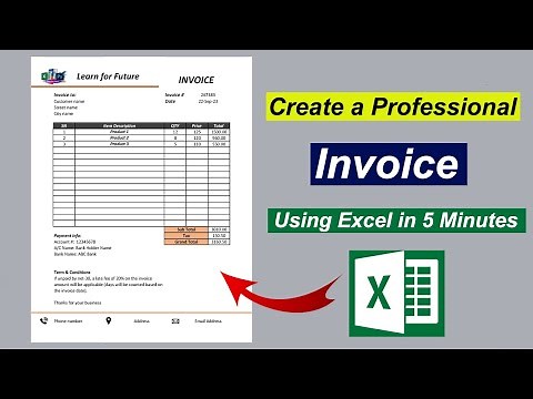 Create Automated Invoice in Excel | Professional Invoice Excel Template