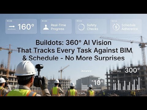 Buildots: 360° AI Vision That Tracks Every Task Against BIM & Schedule – No More Surprises