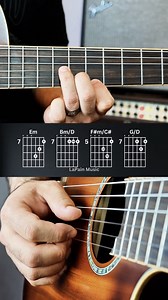 1.1M views · 16K reactions | Play along with this cool sounding triad chord progression with a little bit of melody mixed in! #reels #guitar #chords #guitarchords #chordprogression | LaPain Music | Facebook