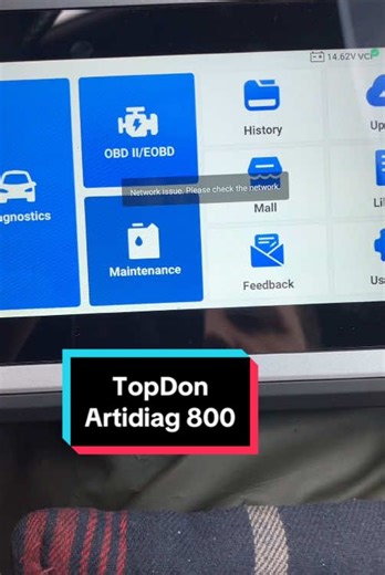 Carrying out a DPF regen with the Topdon Diagnostics scanner