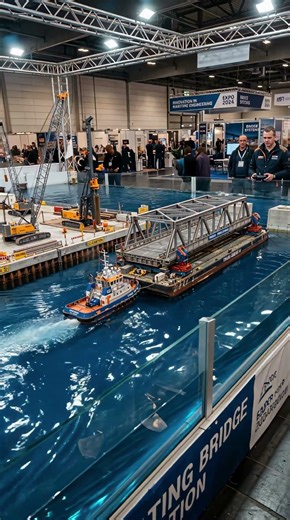 Ultra Realistic RC Bridge Transport and Heavy Lift Operation