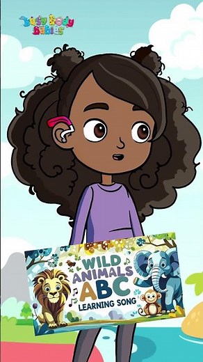Gaby introduces Wild Animals ABC Learning Song | Animal Alphabet A–Z | Educational Song for Kids