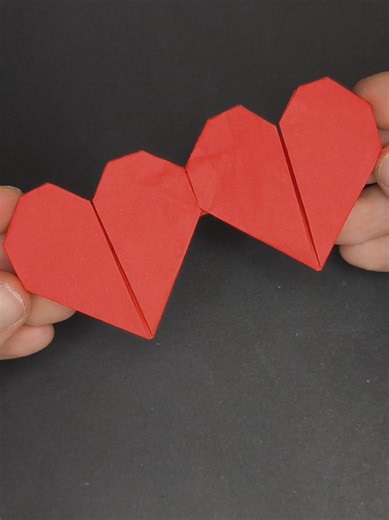 Crafting an Origami Double Heart Tutorial