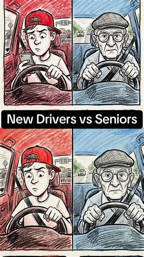 In the red corner, we have inexperienced, uneducated, and distracted drivers. In the blue corner, we have experienced drivers who may be too confident in their abilities, which could be diminishing in a variety of ways. Thoughts? ##fyp##driving