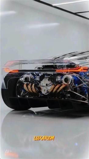 8K Transparent Hypercar Reveal — Ultra-Realistic Engine, Visible Joints & Futuristic Design