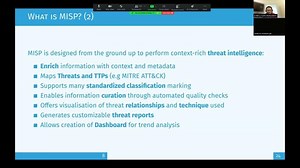 MISP Training (3h): Threat Intelligence Introduction for Analysts and Security Professionals | MISP Project (@misp@misp-community.org )