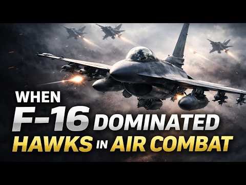 When F-16 Fighting Falcons Dominated Hawks in Air Combat