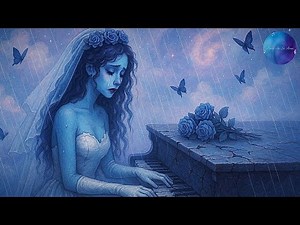 The Piano Duet [Tim Burton's Corpse Bride] - Piano with Heavy Rain (1hr Loop)